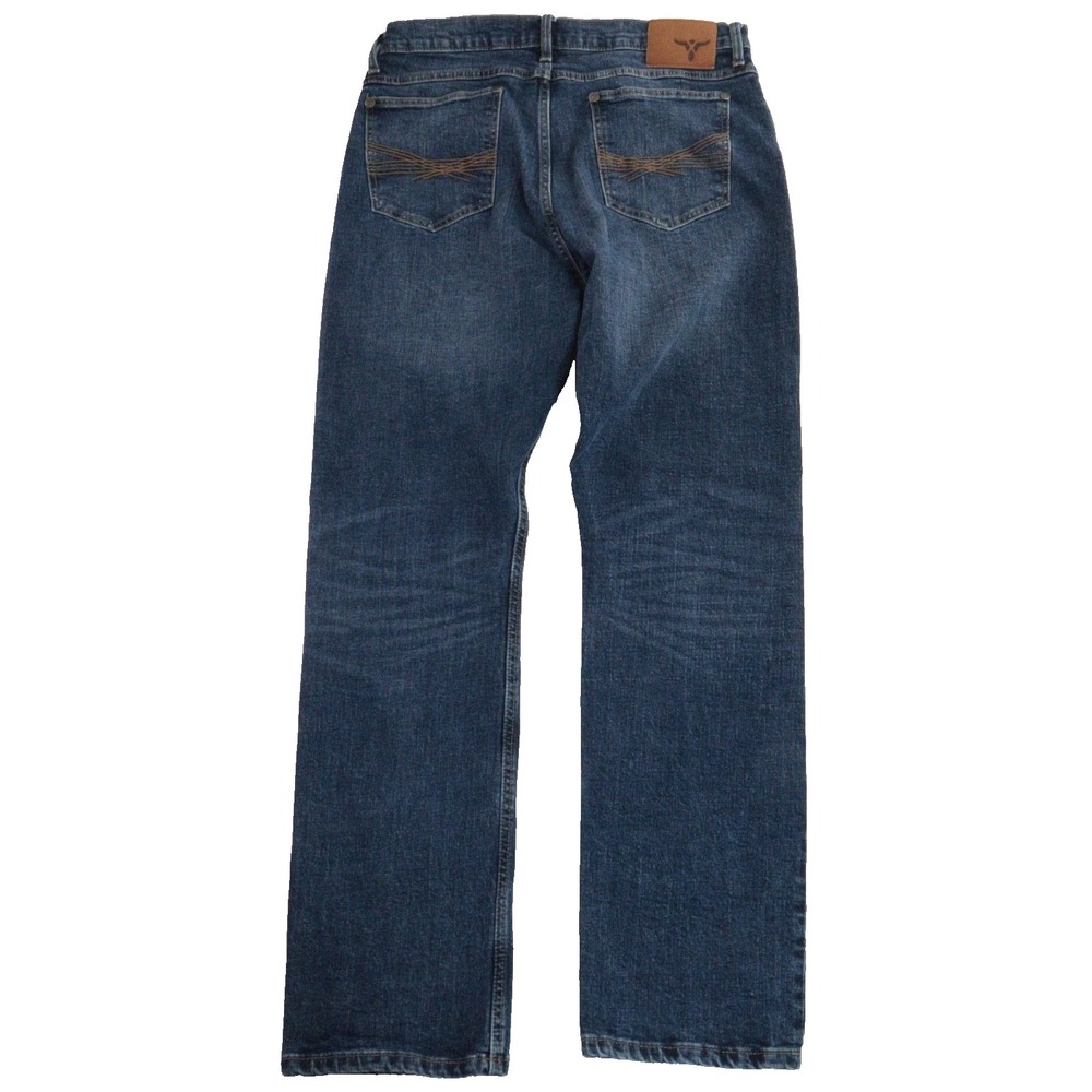 Wrangler Jeans 20X Style 44 Slim Straight Blue Cotton Blend Men 33x32 - Picture 2 of 8